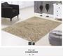 Imagem de Tapete silky 1,50 x 2,00 quarto sala pelo super macio escritorio moderno 100% antiderrapante lancer (sl-01-champanhe)