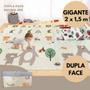 Imagem de Tapete Tatame Infantil Emborrachado Dobrável Dupla Face Atividade Grande 2x1,5m