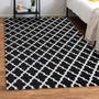 Imagem de Tapete Tecido Jacquard c/ Látex 2,00 m x 2,50 m - Arabesco Preto