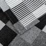 Imagem de Tapete Tecido Jacquard com Látex 1,35 m x 1,00 m Pixel Preto