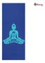 Imagem de Tapete Yoga Premium Azul Estampa Buda 2,00m - 5mm