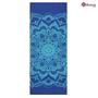 Imagem de Tapete Yoga Premium Azul Estampa Mandala 2,00m - 5mm