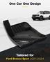 Imagem de Tapetes de Carro Ford Bronco Sport 2021-2024 - Conjunto Completo em TPE 3D