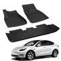 Imagem de Tapetes de Chão SIGLIN para Tesla Model Y 2024 (5 Lugares) - Conjunto com 3 Peças