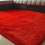 Imagem de Tapetes Quarto/Sala Pêlo Alto Super Conforto casen Vermelho
