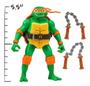 Imagem de Tartaruga Ninjas Caos Mutante Deluxe Michelangelo 14 cm C/ Acessorios - Com Som E Função Braço Golpe - Sunny