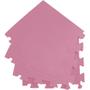 Imagem de Tatame EVA 04 Placas 50X50X1CM Rosa - KIT com 4 Peças