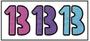 Imagem de Tatuagem Temporária Taylor Swift 13 Kit Com 3 Roxo Rosa ul