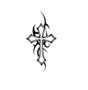 Tatuagem temporária tribal cruz crucifixo modelo - 3i Imagem de Tatuagem temporária tribal cruz crucifixo modelo