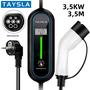 Imagem de TAYSLA-Phantom Plus Carregador Portátil para Carros Elétricos, 3.5kW, 16A, 80V-260V, 3.5m Cabo