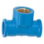 Imagem de Te Azul Com Bucha De Latao Amanco 25X1/2''