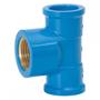 Imagem de Te Azul Com Bucha De Latao Amanco 25X1/2''