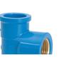 Imagem de Te Azul Com Bucha De Latao Amanco 25X1/2''