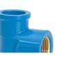Imagem de Te Azul Com Bucha De Latao Amanco 25X1/2''
