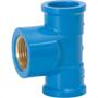 Imagem de Te Azul Com Bucha De Latao Amanco 25X1/2''