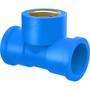 Imagem de Te Azul Com Bucha De Latao Tigre 25Mmx3/4''