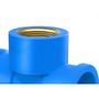 Imagem de Te Azul Com Bucha De Latao Tigre 25Mmx3/4''