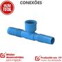 Imagem de Te Interno 90 Com Bitola 3/4" Azul Durín