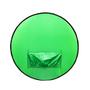 Imagem de Tecido Chroma Key Portátil Redondo Verde Com Suporte Cadeira