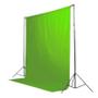 Imagem de Tecido Chroma Key Verde 3m x 2m - Com Bainha e Acabamento