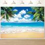 Imagem de Tecido de Fundo Humkat - Praia Havaiana 3x2,4m