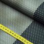 Imagem de Tecido Estampado Para Patchwork - Basics For All - Faixas De Poa Grafite (0,50x1,40)