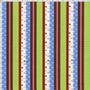 Imagem de Tecido Estampado para Patchwork - Casa Belém Chapeuzinho Vermelho Listrado (0,50x1,40)