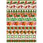 Imagem de Tecido Estampado para Patchwork - Natal : Faixas de Natal (0,50x1,50)