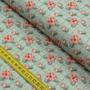 Imagem de Tecido Estampado para Patchwork - Requinte: Mini Floral Sweet Menta (0,50X1,40)