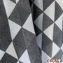 Imagem de Tecido Geométrico Triangulos Jaquard 25x1.45 Metros
