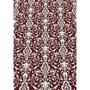 Imagem de Tecido Jacquard Estampado Adamascado Vinho Marsala - 1,40m de Largura