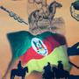 Imagem de Tecido Suede Veludo Digital Estampado tema Tradições Gaúcha com a Bandeira do Rio Grande do Sul 50cm x 1,40m