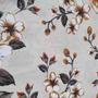 Imagem de Tecido Toalha Mesa Rústico Bege, Floral 50cm x 1,50m