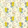 Imagem de Tecido Tricoline Infantil Tedy Balões 0,50 x 1,50 Unid.