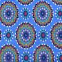Imagem de Tecido Tricoline  Rotativo Mandala Azul Coleção Mística