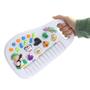 Imagem de Tecladinho Musical Infantil Brinquedo Sensorial Teclado com sons de Bichinhos Pianinho Notas Musicais Teclas Coloridas