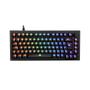 Imagem de Teclado Akko 5075S Clear Black Abnt2 Switch V3 Cream Yellow