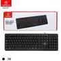 Imagem de Teclado Básico com Fio Usb Padrão ABNT2 Kapbom - KA-691