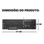 Imagem de Teclado Basico SLIM PRETO PS2 Modelo TC225 MULTILASER 