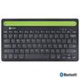 Imagem de Teclado Bluetooth 3.0 2.4 Ghz Dynamic Smart Abnt Com Suporte Para Tablet Ou Celular - Preto - Dt200 F083