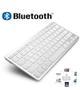 Imagem de Teclado Bluetooth para Pc Tablet e Smartphone sem fio Branco