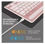 Imagem de Teclado Bluetooth Recarregável Com Suporte Para Tablet Multilaser M9