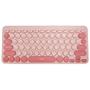 Imagem de Teclado bluetooth retro plus tc510 oex rosa