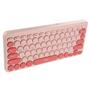Imagem de Teclado bluetooth retro plus tc510 oex rosa
