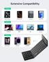 Imagem de Teclado Bluetooth Samsers dobrável com touchpad Android iOS