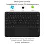 Imagem de Teclado Bluetooth Touchpad Android IOS PC Tablet Celular