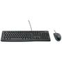 Imagem de Teclado c/mouse com fio preto mk120 logitech