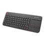 Imagem de Teclado C3tech Sem Fio Com Touchpad Preto K-WT200BK