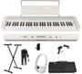 Imagem de Teclado Casio Casiotone CT-S1 61 teclas Bluetooth Branco + Suporte + Capa + Pedal + Fone