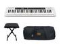 Imagem de Teclado Casio Casiotone CT-S200 WH com Banqueta e Capa Kit